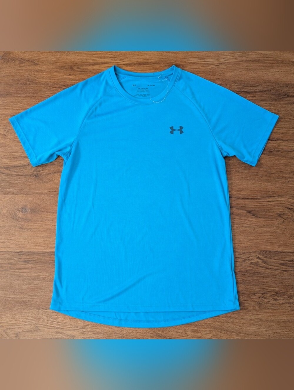 🧡3/$30 Under Armour Tech Tee Mens Medium Blue Short Sleeve Athletic Shirt NWOT